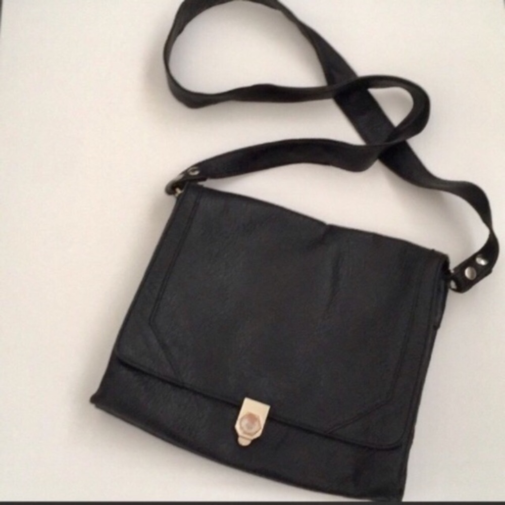 Rebecca Minkoff Black Leather Crossbody Purse